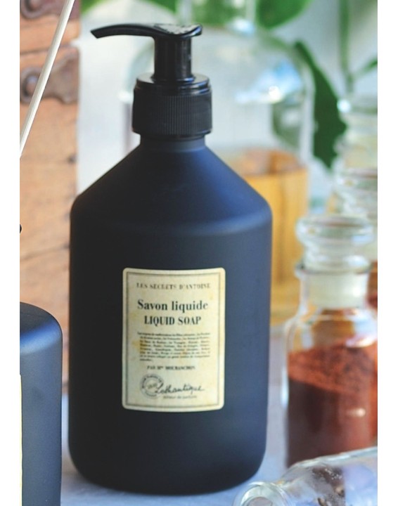 Liquid soap black