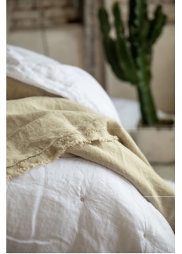 Zeff linen throw beige 180cm