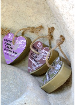 Aleppo heart soap 150g rope