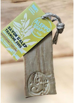 Aleppo soap slice 200g rope