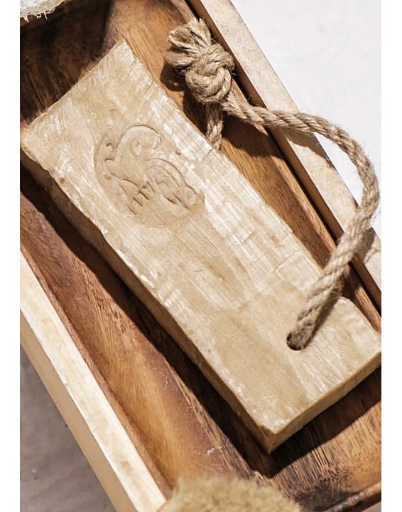 Aleppo soap slice 200g rope