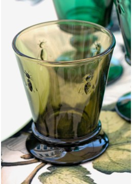 Bee tumbler olive green