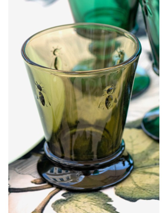 Bee tumbler olive green