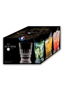 Set 4 Club cocktail glass