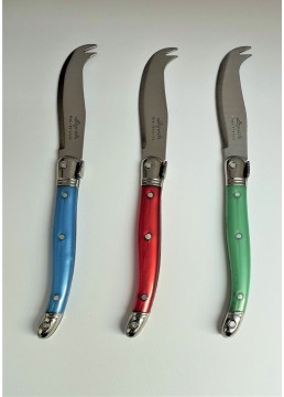 Cheese knife short multicolored