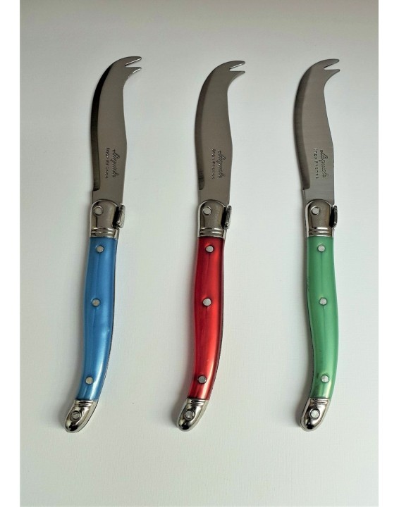 Cheese knife short multicolored