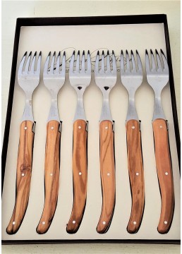 Table forks wood