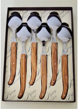 Dessert spoons wood