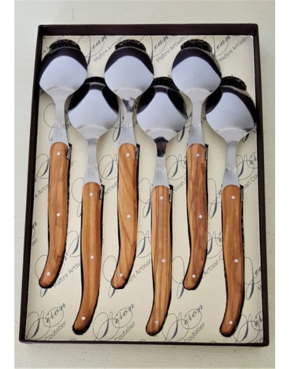 Dessert spoons wood