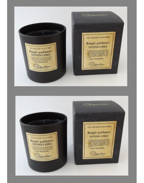 Scented candle black