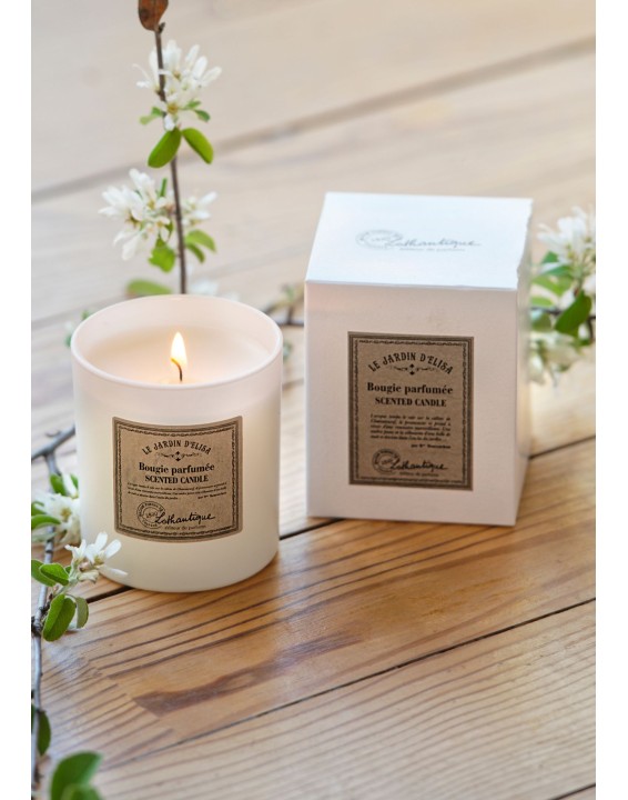 Scented candle Elisa white