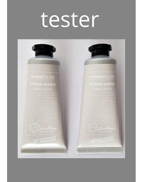 Tester hand cream Lili