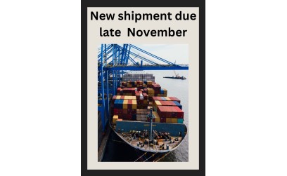 New shipment due late November