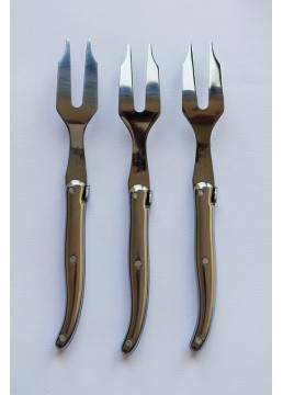 Cheese fork short full stainless steel 