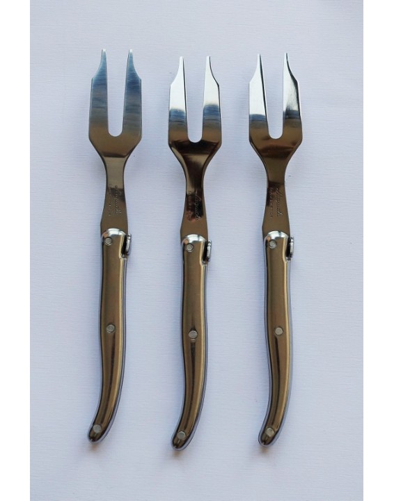 Cheese fork short full stainless steel 