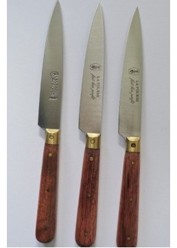 Paring knife wood brass