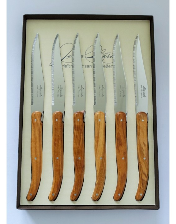 Steak knives wood