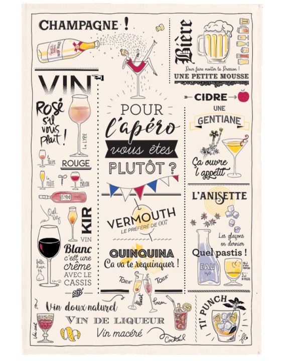 Tea towel Apero