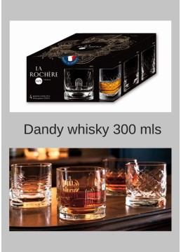 Set 4 Dandy whisky glass 