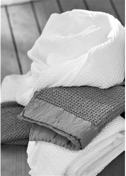 Nagari waffle bath towel